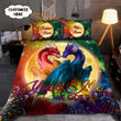 Custom Name Couple Dragon 3D All Over Printed Bedding Set - Amaze Style™-Bedding Set