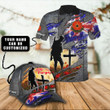 Austrailan Soldier Poppy Lest We Forget Customize 3D All Over Printed Polo & Baseball Cap