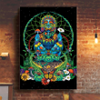 Psychedelic Aztec Xochipilli Mural Art 3D All Over Printed Canvas