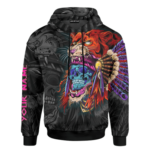 Aztec Warrior Tribe Maya Aztec Calendar Customized 3D All Over Printed hoodie