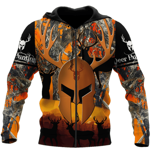 premium hunting for hunter jesus all over printed unisex Hoodie