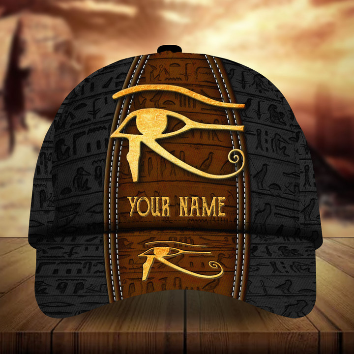 Eye of Horus Leather Customized 3D All Over Printed Hat & Cap