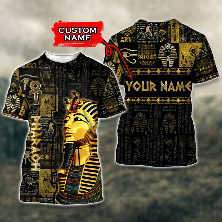Pharaoh Of Egypt Empire Art Customized 3D All Over Print Shirts
