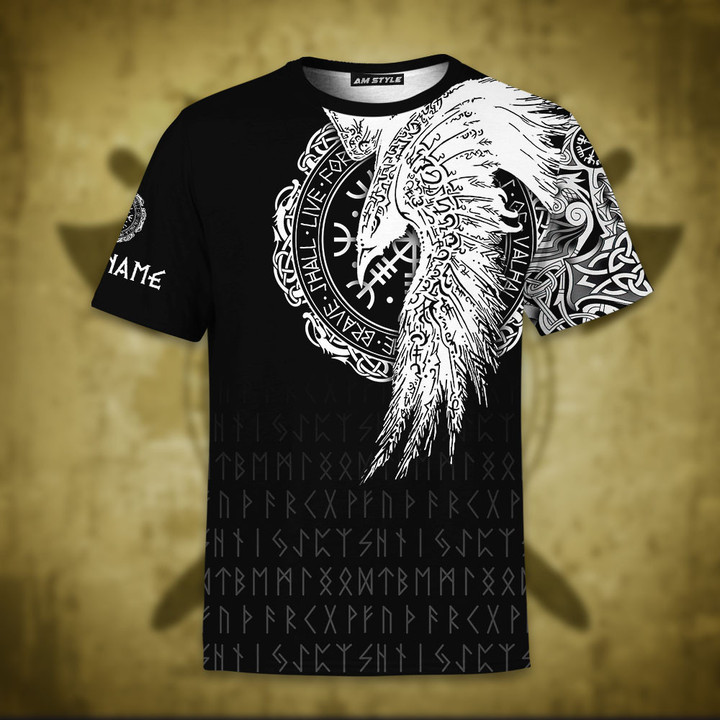 I‘m The Raven The Child Of Odin Customized Viking Shirts