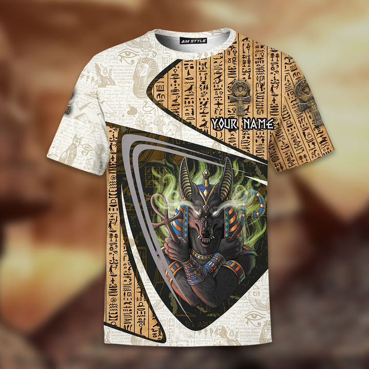 Anubis God Of Lost Soul Ancient Egypt Empire Art All Over Print Shirts