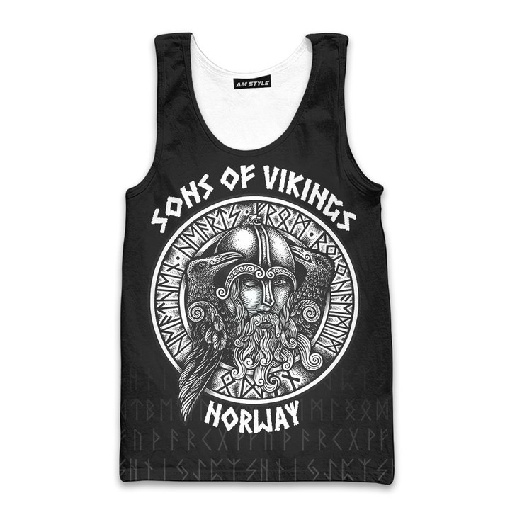 Sons Of Viking Norway All Over Print Tank Top