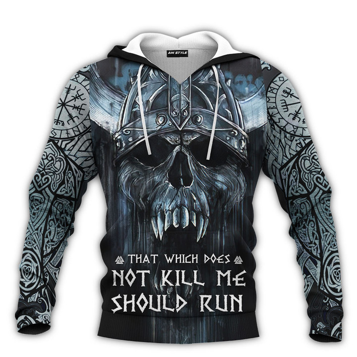 Viking Nordic That Which Does Not Kill Me Should Run All Over Print Hoodie