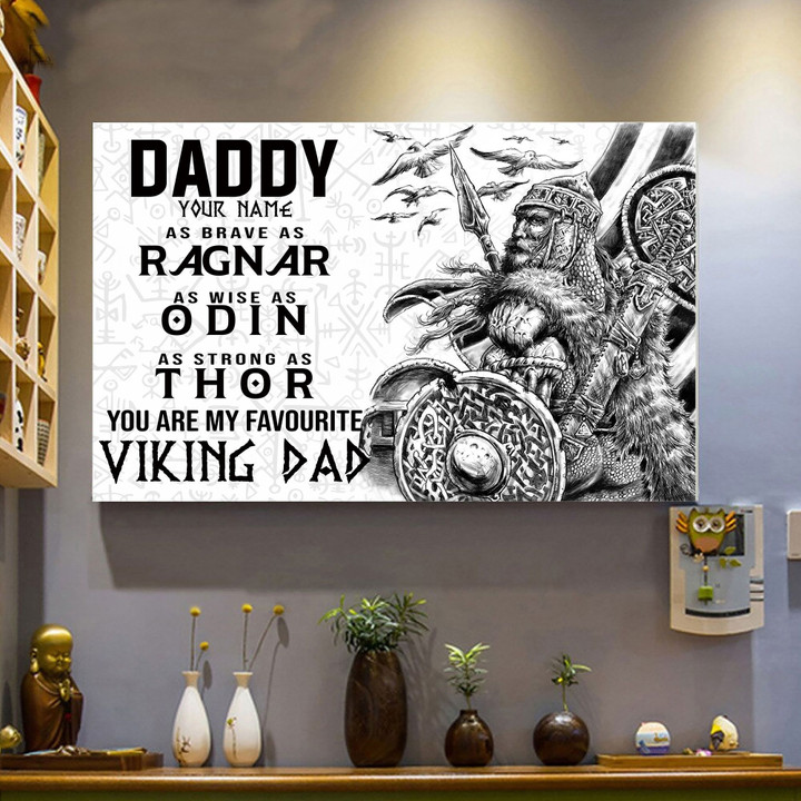 Viking Dad Father's Day Gift You Are My Favorite All Over Print Canvas