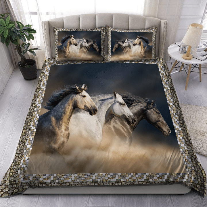 Beautiful Horse 3D All Over Printed Bedding Set - Amaze Style�?�-Bedding Set