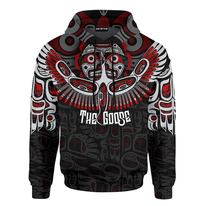 Native American Zodiac Signs Haida Goose Pacific Northwest Art Customized 3D All Over Printed Shirt Hoodie