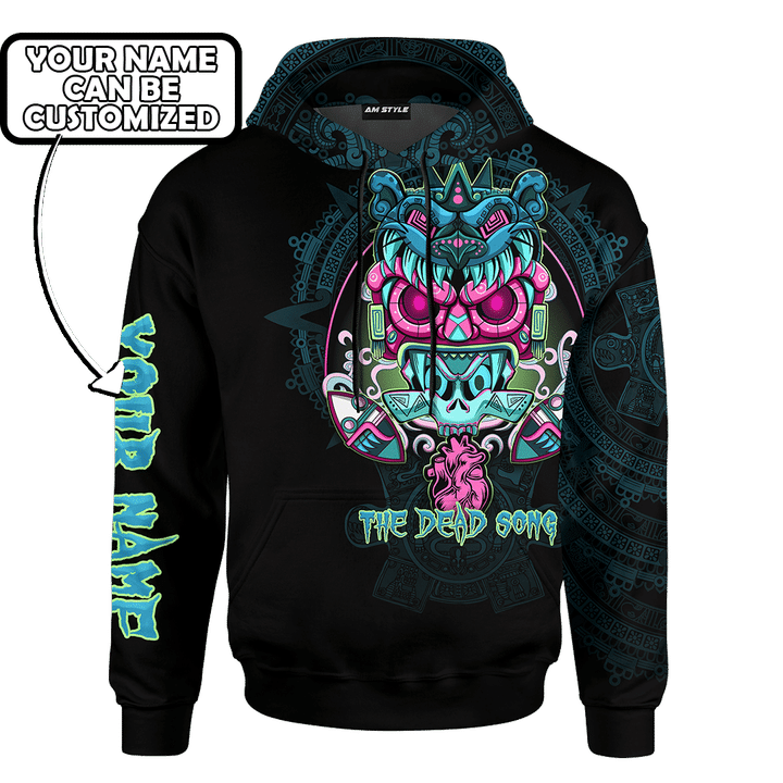 AZTEC DEAD SONG MEXICAN MURAL ART CUSTOMIZED 3D ALL OVER PRINTED SHIRT Hoodie