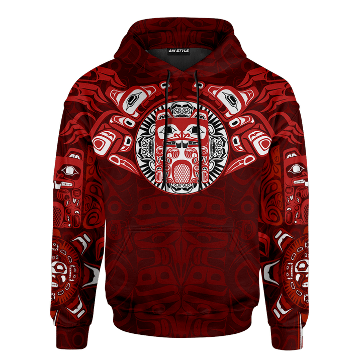 Native American Zodiac Signs Haida Beaver Pacific Northwest Style Customized 3D All Over Printed Shirt Hoodie