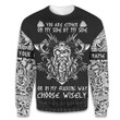 You Are Either On Side By My Side Or In My Fucking Way Choose Wisely Personalized All Over Print Sweatshirt