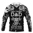 Viking Old Norse Dad Happy Fathers Day Gift I Fear Odin And My Wife All Over Print Hoodie
