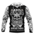 Viking Dad Father's Day Gift Axes Don't Kill People Customized All Over Print Hoodie