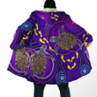 Aboriginal Purple Turtles Australia Indigenous Cloak for men and women - Amaze Style�?�