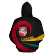 Lithuania Hoodie Coat Of Arms Roll Into My Heart - Amaze Style™-Apparel