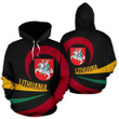 Lithuania Hoodie Coat Of Arms Roll Into My Heart - Amaze Style™-Apparel