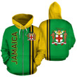 Jamaica All Over Hoodie - Curve Version - BN04-DQH1376 - Amaze Style™-Apparel