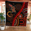 Aboriginal Decors Australian Gifts Lizard Sun Style Quilt Pi