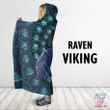 Viking Hooded Blanket - Raven Viking PL