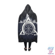 Vegvisir - The Magic Navigation Compass of Vikings In The Moutains Hooded Blanket PL
