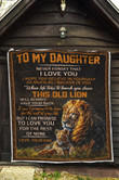 Lion's Daughter 3D Full Printing Soft and Warm Quilt