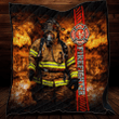 Brave Firefighter Quilt Blanket TNA