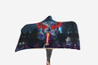 Death & Live Gothic Art D Over Printed Hooded Blanket for Men and Women-ML