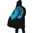 Aboriginal Art Blue Style Turtle Dreaming Paintings Cloak For Men And Women