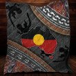 Aboriginal dots Zip pattern Quilt