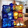 Tree Of Life Quilt Blanket