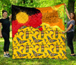Aboriginal Decors Australian Gifts Boomerang Indigenous Quilt DD
