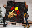 Aboriginal Flag Inside Aboriginal Art Quilt