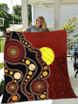 Aboriginal Decors Australian Gifts Flag Circle Dot Quilt SN