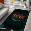 Aztec Maya Mask Of Death And Rebirth Customized 3D All Over Printed Rug - AM Style Design - Amaze Style™