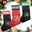 Viking Linen Stocking For Yule - Viking Christmas Gift - AM Style Design - Amaze Style™