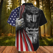 Jesus Hawaiian Shirt Cross mix Flag LT13