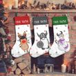 Viking Gnome and Reindeer Christmas Stocking Light Colour - Viking Christmas Gift - AM Style Design - Amaze Style™