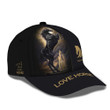 Black Horse Personalized Name 3D Classic Cap Angel Horse Gift For Horses Lovers