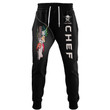 The Love Of Cooking Custom Name 3D Chef Sweatpants Personalized Gift For Cooking Lovers