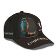 Kingfisher Bird Custom Name 3D Classic Cap Personalized Gift For Kingfisher Lovers