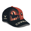 Cowboy With Horse Under The Moonlight Personalized Name 3D Classic Cap