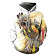 Pow Wow Dancer Native American Design 3D 3D ed Hoodie  All Over Print