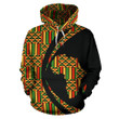 African Hoodie Kente Cloth Ambesonne Pullover Circle Style