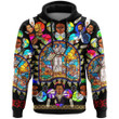 African Hoodie Ethiopia Stained Glass Window Orthodox Pullover