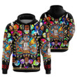 African Hoodie Ethiopia Stained Glass Window Orthodox Pullover