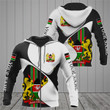 Hoodifize Custom Name Kenya Sport Form Coat Of Arms Hoodies