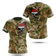 Hoodifize Unisex Shirts Custom Name Hungary Camouflage Army Skull