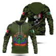 Hoodifize Unisex Shirts Cinco de Mayo Mexico Camouflage 3D Skull Flag